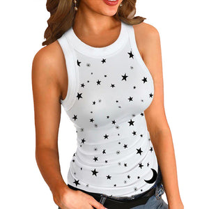 Women Cotton tops NEW 1 PC Casual Wild Women's Sleeveless Tank Tops No Sleeve T-Shirt Summer round neck Vest Women Tank