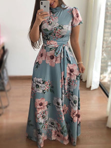 Drees Women Spring Dress Elegant Cheap Clothes China Summer Dresses 2019 New Infinity White Party Dress Slash Nack Ankle Length