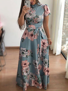 Drees Women Spring Dress Elegant Cheap Clothes China Summer Dresses 2019 New Infinity White Party Dress Slash Nack Ankle Length